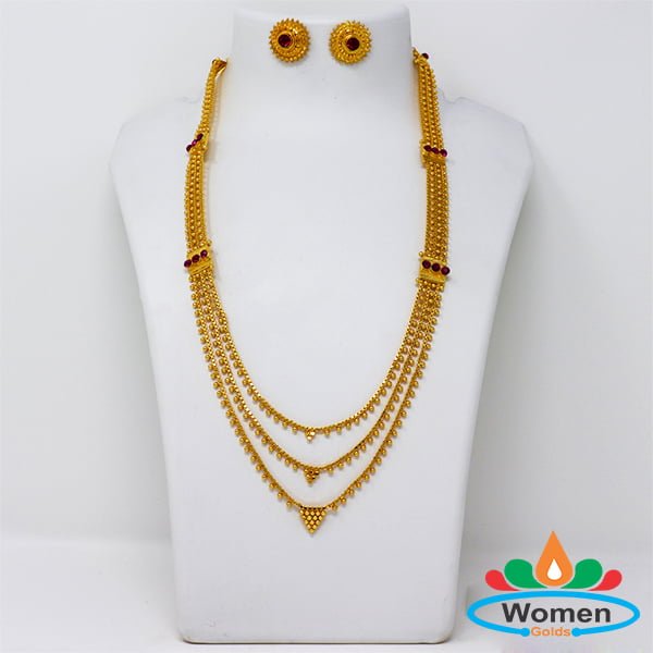 gold necklace designs 24k